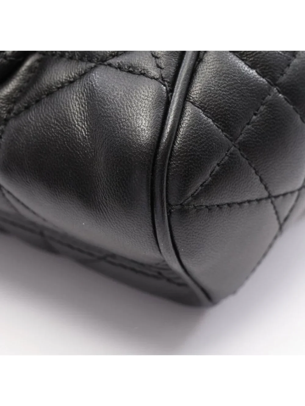 Dior Backpack Caro Small Macro Cannage Black Leather